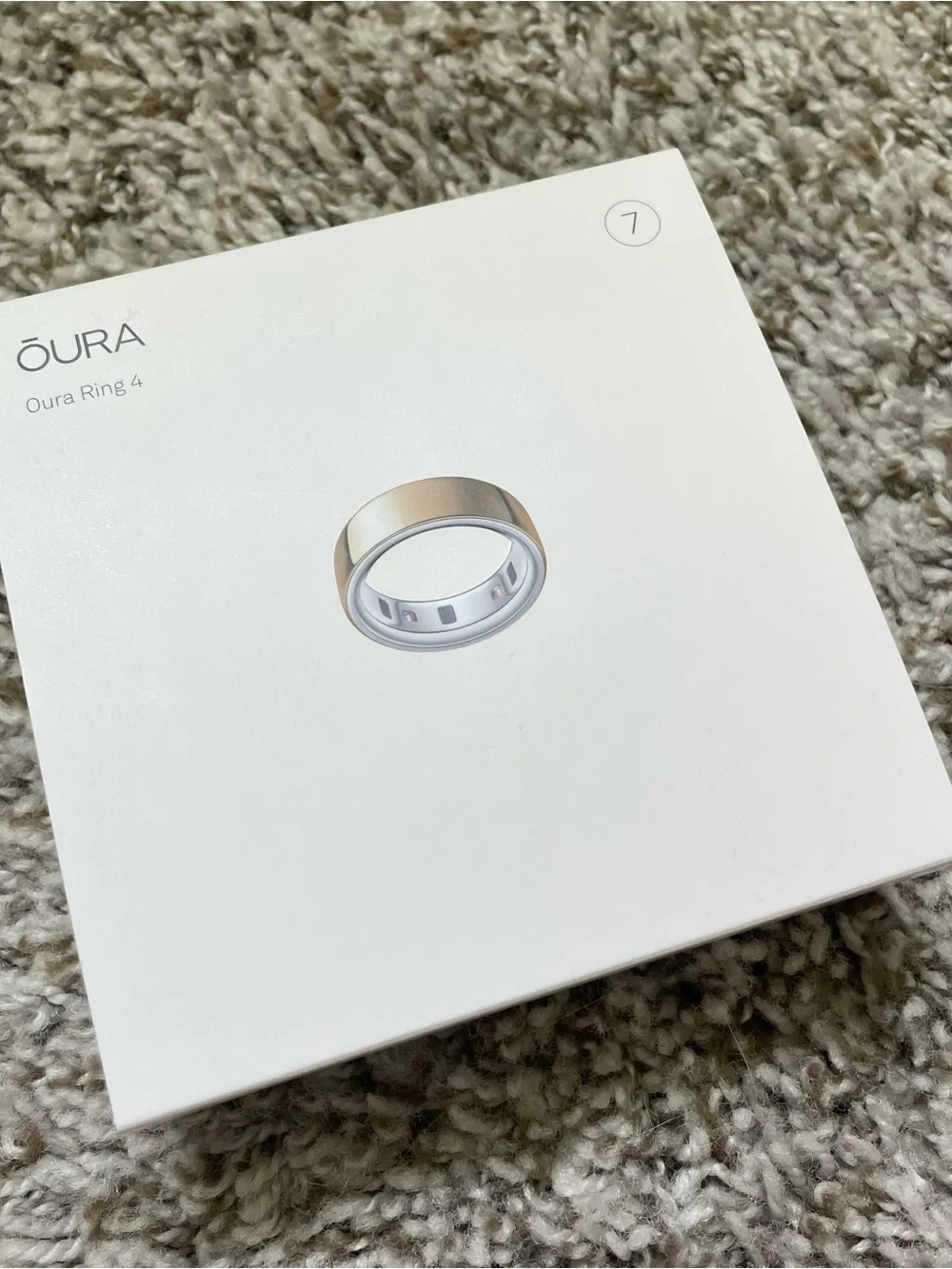 Oura Ring 4 – Gold Size 7